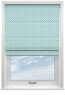 Zap, Azure - Roman Blind